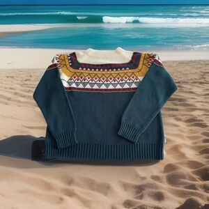 Men's Multicolor Patterned Sweater